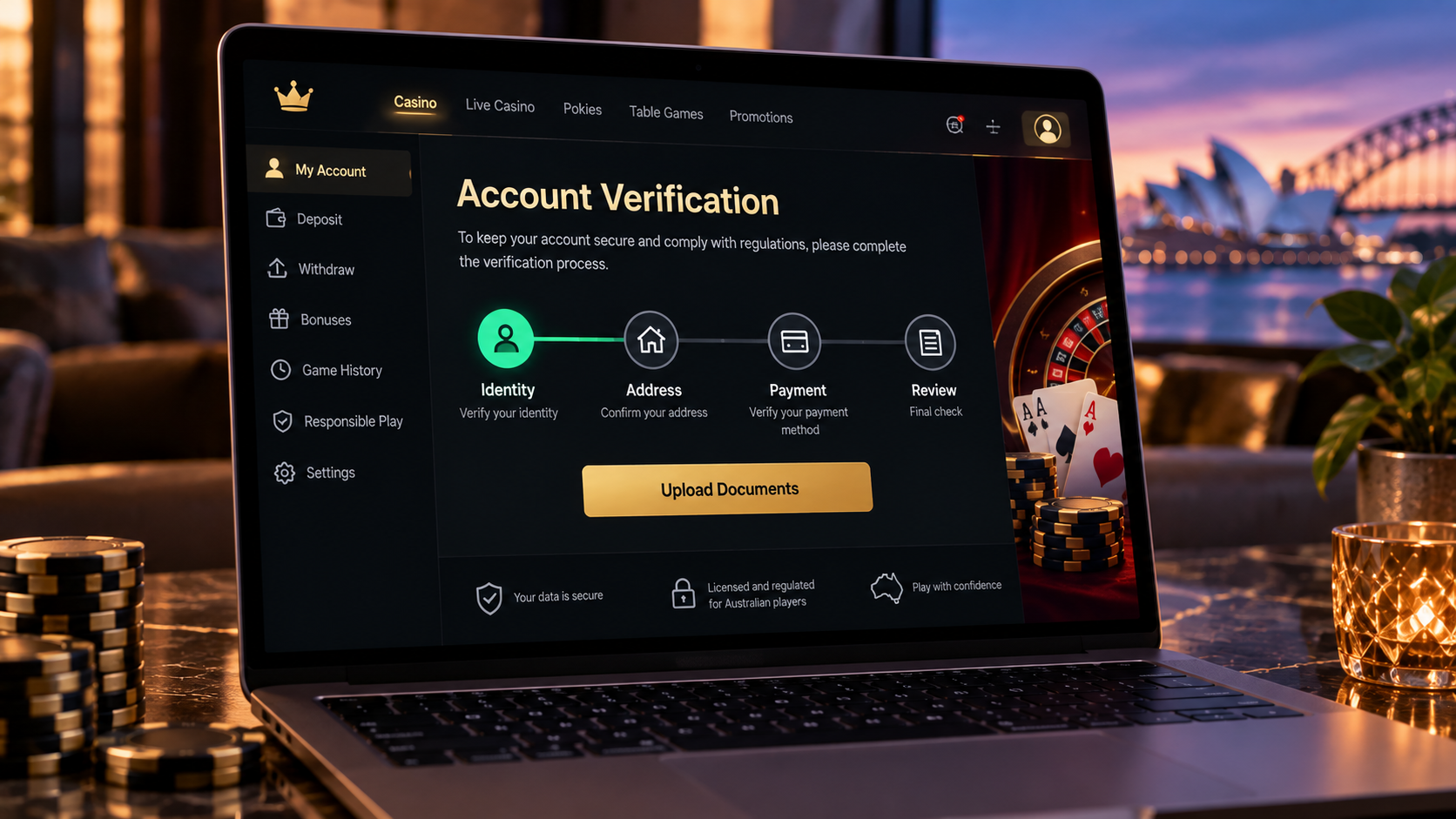 Online Casino Account Verification: A Guide for Australian Players